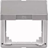 Merten Zwischenring Aquadesign mit Klappdeckel, Befestigung/Montage aluminium, Retail