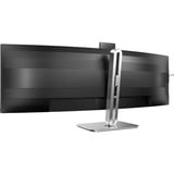 Philips 49B2U6900CH/00, LED-Monitor 124 cm (48.8 Zoll), dunkelgrau/silber, DQHD, VA, Curved, Adaptiv-Sync, 75 Hz