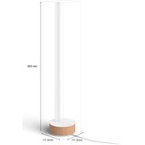 Philips Gradient Signe Tischleuchte, LED-Leuchte weiß/holz, Oak