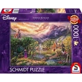 Schmidt Spiele Thomas Kinkade Studios: Disney Dreams Collection- Snow White and the Queen, Puzzle 1000 Teile