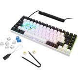 Sharkoon SKILLER SGK50 S3, Gaming-Tastatur weiß, IT-Layout, Gateron Yellow