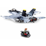 Sluban ModelBricks F/A-18E Super Bumblebee, Konstruktionsspielzeug 