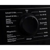 Telefunken W-01-52-B, Waschmaschine schwarz