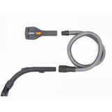 Thomas Fellpflege-Set, 6-teilig, Staubsauger-Aufsatz schwarz/grau, mit 3 austauschbaren Kämmen