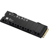 WD Black SN850 NVMe SSD 1 TB schwarz, PCIe 4.0 x4, NVMe, M.2 2280, Kühlkörper
