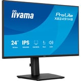 iiyama ProLite XB2491HS-B1, LED-Monitor 60.5 cm (23.8 Zoll), schwarz (matt), FullHD, IPS, HDMI, DP, ergonomischer Standfuß, 120Hz Panel