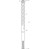 Bosch Expert Hammerbohrer SDS-plus-7X, Ø 22mm Arbeitslänge 200mm