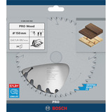 Bosch Professional PRO Wood Kreissägeblatt, Ø 150mm, 24Z Bohrung 20mm, für Handkreissägen