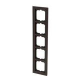 Busch-Jaeger Abdeckrahmen 5-fach, Abdeckung braun, Retail