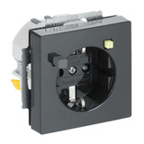 Busch-Jaeger Fehlerstromschutzschalter Einsatz, Steckdose anthrazit, Retail