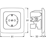 Busch-Jaeger Steckdose Unterputz weiß Retail