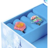 CRAZE Prinzessin Kinder-Schmuckkästchen mit Spieluhr, Aufbewahrungsbox hellblau/mehrfarbig