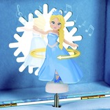 CRAZE Prinzessin Kinder-Schmuckkästchen mit Spieluhr, Aufbewahrungsbox hellblau/mehrfarbig