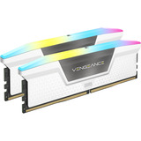 Corsair DIMM 64 GB DDR5-6400 (2x 32 GB) Dual-Kit, Arbeitsspeicher weiß, CMH64GX5M2B6400C32W, Vengeance RGB, INTEL XMP