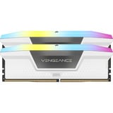 Corsair DIMM 64 GB DDR5-6400 (2x 32 GB) Dual-Kit, Arbeitsspeicher weiß, CMH64GX5M2B6400C32W, Vengeance RGB, INTEL XMP