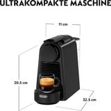 DeLonghi Nespresso Essenza Mini EN85.B, Kapselmaschine schwarz
