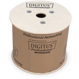 Digitus Professional Cat.6a U/FTP Verlegekabel simplex, Eca blau, 500 Meter Trommel