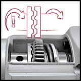 Einhell Bohrhammer TC-RH 620 4F Kit schwarz/rot, 620 Watt, E-Box Basic, inkl. Bohrer und Meißel