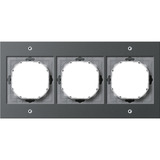 Gira Abdeckrahmen dreifach TX 44, Abdeckung anthrazit, Retail