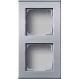 Gira Gehäuse zweifach Aluminium aluminium, Retail