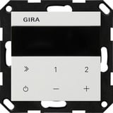 Gira Unterputz-Radio Internetprotokoll Reinweiß seidenmatt, Internetradio, WLAN, Bluetooth weiß (matt), Retail