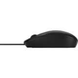 HP 125 kabelgebundene Maus schwarz