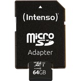 Intenso Premium 64 GB microSDXC, Speicherkarte UHS-I U1, Class 10