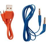JBL JR460 NC, Headset blau, Bluetooth, Klinke, USB-C