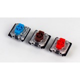Keychron Gateron Low Profile Mechanical Blue Switch-Set, Tastenschalter blau/transparent, 110 Stück