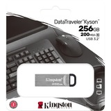 Kingston DataTraveler Kyson 256 GB, USB-Stick silber, USB-A 3.2 Gen 1