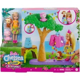 Mattel Barbie und Chelsea "Dschungelabenteuer" Pinataspaß-Spielset, Puppe 