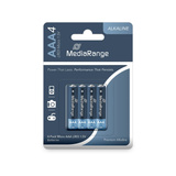 MediaRange Premium Alkaline Batterien, Micro AAA|LR03|1.5V, 4er 4 Stück, AAA