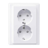 Merten Schutzkontakt-Doppelsteckdose Retail