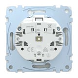 Merten Schutzkontakt-Steckdose mit Klappdeckel weiß, Retail