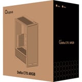 Ocypus Delta C70 ARGB , Tower-Gehäuse weiß, Panoramaglas