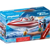 PLAYMOBIL 70744 Speedboot mit Unterwassermotor, Konstruktionsspielzeug