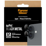 PanzerGlass Hoops Kameraschutz, Schutzfolie schwarz, iPhone 17 / 16 / 16 Plus