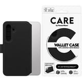 PanzerGlass Wallet Case mit Kickstand, Handyhülle schwarz, Samsung Galaxy S25