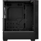 Sharkoon RGB LIT 200 Generalüberholt, Tower-Gehäuse schwarz, Front und Seitenteil aus gehärtetem Glas