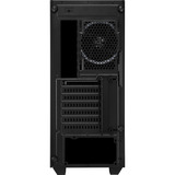 Sharkoon RGB LIT 200 Generalüberholt, Tower-Gehäuse schwarz, Front und Seitenteil aus gehärtetem Glas