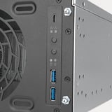 SilverStone RM31 MINI Rackmount Server-Gehäuse, Rack, Server-Gehäuse schwarz, 3 Höheneinheiten