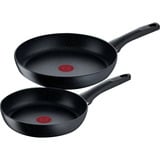 Tefal  Pfannen-Set Black Stone, 2-teilig schwarz, Ø 28cm, Ø 24cm