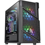 Thermaltake Commander C31 TG ARGB Black, Tower-Gehäuse schwarz, Tempered Glass