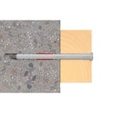 fischer Langschaftdübel DuoXpand 10x160 T hellgrau/rot, 50 Stück