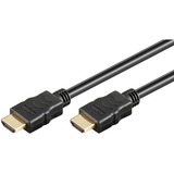 goobay High-Speed-HDMI Kabel mit Ethernet schwarz, 1,5 Meter