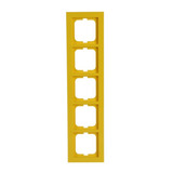 Busch-Jaeger Rahmen 5-fach gelb, Retail