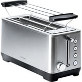 Cecotec Langschlitz-Toaster Big Toast Extra Double edelstahl, 1.600 Watt, für 4 Scheiben Toast