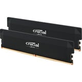 Crucial DIMM 32 GB DDR5-6400 (2x 16 GB) Dual-Kit, Arbeitsspeicher schwarz, CP2K16G64C32U5B, Pro, INTEL XMP, AMD EXPO