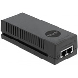 DeLOCK 10 Gigabit PoE+ Injektor 802.3at 30 W, PoE-Injektor schwarz