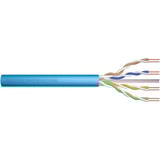 Digitus Professional Cat.6a U/UTP Verlegekabel simplex, Eca blau, 305 Meter Trommel